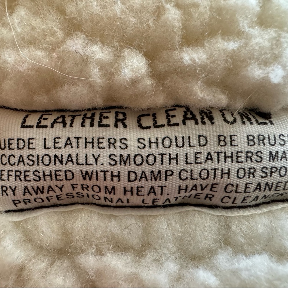 Sears’ Shearling Tan Leather Jacket - image 4